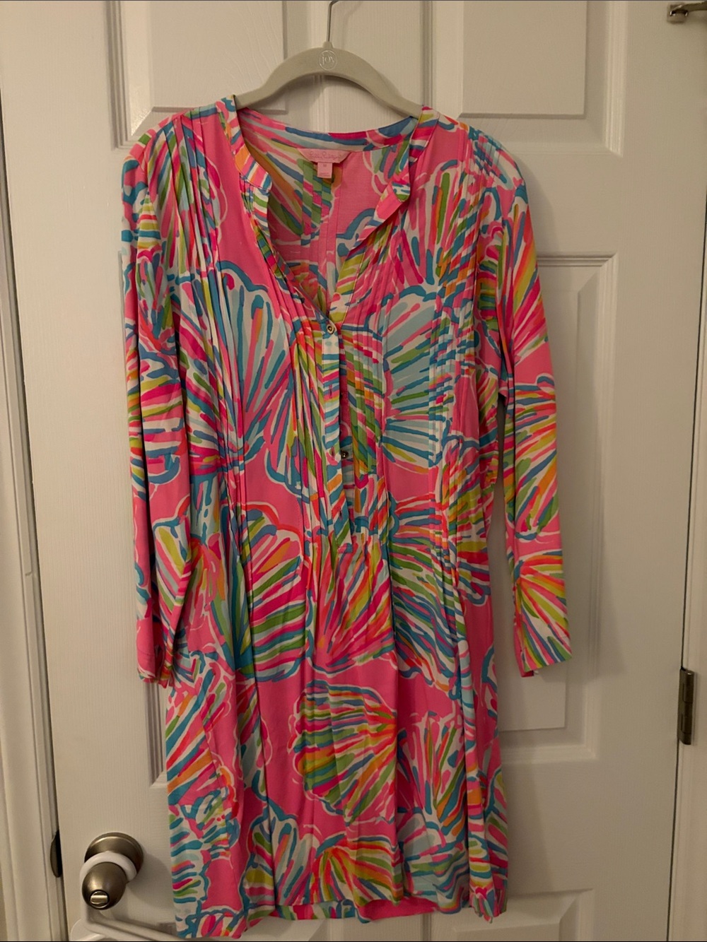 Lilly Pulitzer Pink Multi Long Sleeve Dress